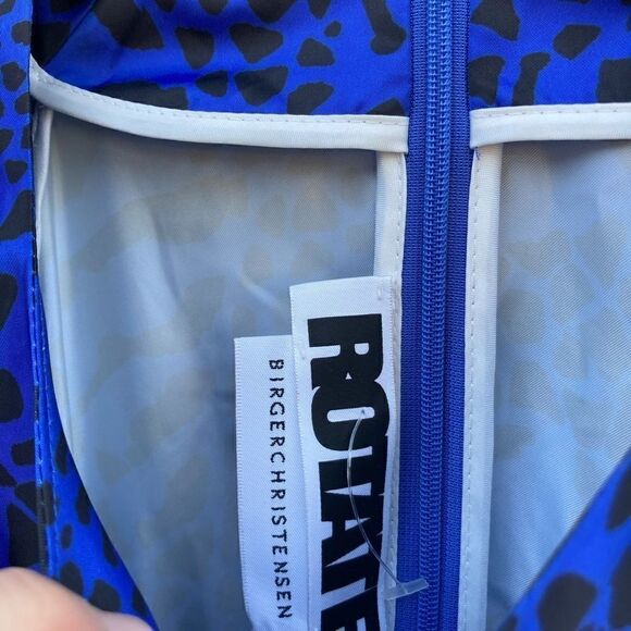 ROTATE Tara Animal Print Taffeta Dress 4 - Picture 7 of 9